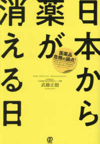 日本から薬が消える日：医薬品危機の論点!