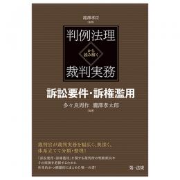 判例法理から読み解く裁判実務：訴訟要件・訴権濫用